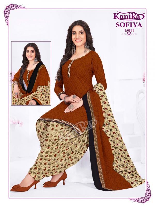 Kanika Sofiya Vol-15 Cotton Designer Readymade With Linning Suit